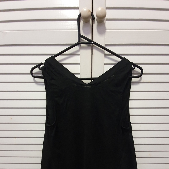 French Connection Black V Neck Top - Size S - Picture 2 of 4